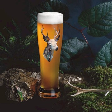 傳承時光系列-  雄鹿獨尊小麥啤酒杯 / 646 ml