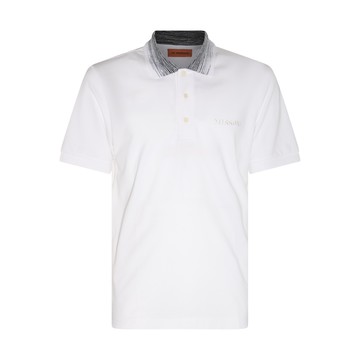 Missoni - White Cotton Polo Shirt