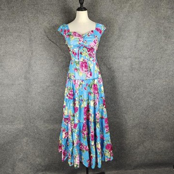 清倉普吉島沙灘裙女長裙仙女裙女海邊拍照長連衣裙純棉拼接大擺