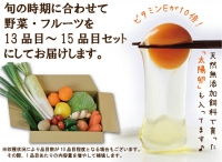 旬の野菜・フルーツセット定期便 13品目から15品目の豪華セット