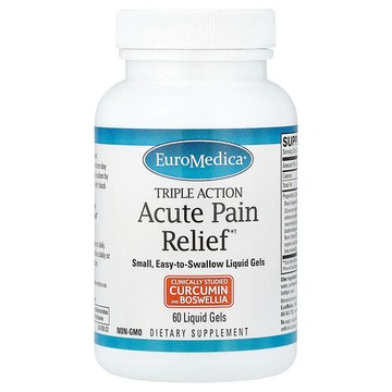 EuroMedica, 急性疼痛緩解，60 粒液體凝膠