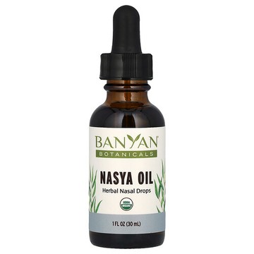 Banyan Botanicals, Nasya Oil，草本鼻滴劑，1 液量盎司（30 毫升）