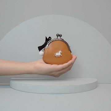 口金零錢包-繡珠獨角獸