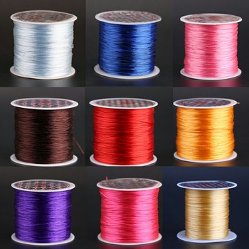 diy飾品串珠透明水晶彈力線手鏈手串橡皮筋文玩穿珠子佛珠松緊線