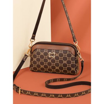 老年包包女媽媽包斜挎包2025新款百搭休閑大氣中年大容量單肩包