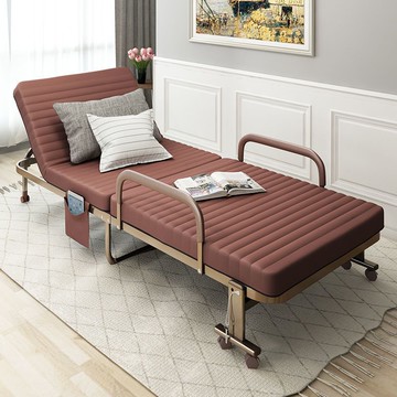 快速出貨 可開發票 折疊床簡易時尚經濟型棉質單人午睡床辦公室午休收縮床家用陪護床