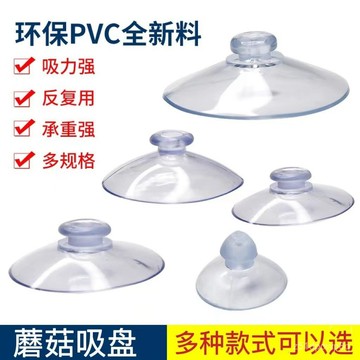 🔥臺灣熱賣好物🔥蘑菇頭吸盤穿孔吸盤汽車廣告牌玻璃吸雙麵固定器圍欄支架孔小吸盤