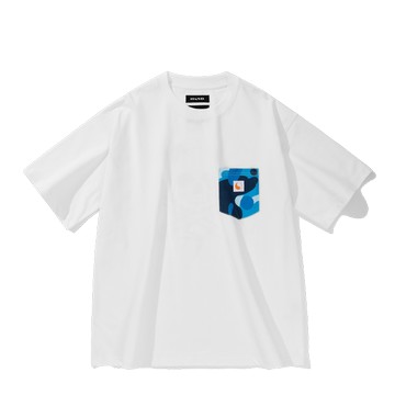 UNKNOWNDOMAIN UN69#132 TAICHI CAPSULE MELLOW CAMO PANDA TEE WHITE