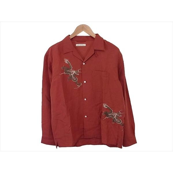 OLD JOE オールドジョー 171SH03 OPEN COLLAR SHIRTS オープンカラー 長袖シャツ FADED RED 14 1/2  【美品】【中古】 | LINEブランドカタログ