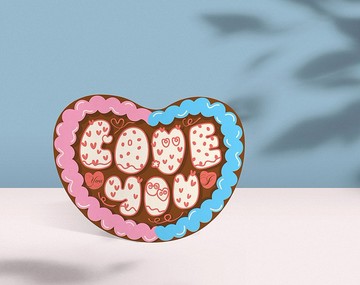 愛心薑餅 / 情人節禮物 / 空間設計 | DIY佈置