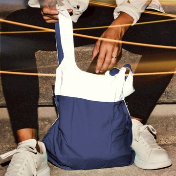 德國 Notabag 反光銀三用後背包 - 海軍藍