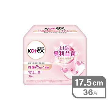 靠得住好菌PLUS+護墊36片17.5cm