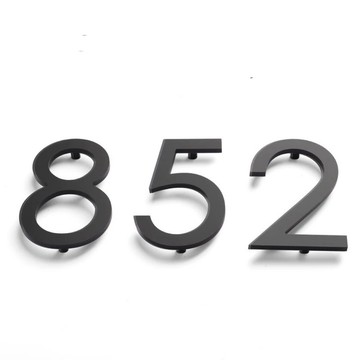 （15.2cm) 北歐風大尺寸壓克力立體桌號 樓層 數字 標示牌 指示牌 歡迎牌 箭頭 信箱 門牌 招牌 英文 厚實