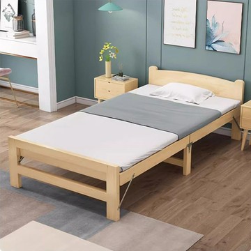 集集客 實木摺曡床196X100cm 學宿捨床 出租屋簡易床 陪護床 午睡床