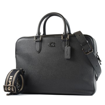 COACH 專櫃男款 GOTHAM 防刮手提/斜背二用公事包-黑色