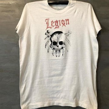 歐美街頭搖滾chic嘻哈潮流短袖vintage小眾復古純棉印花男女T恤衫