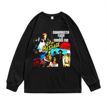 Grandmaster Flash & the Furious Five大師弗萊什和憤怒長袖T恤