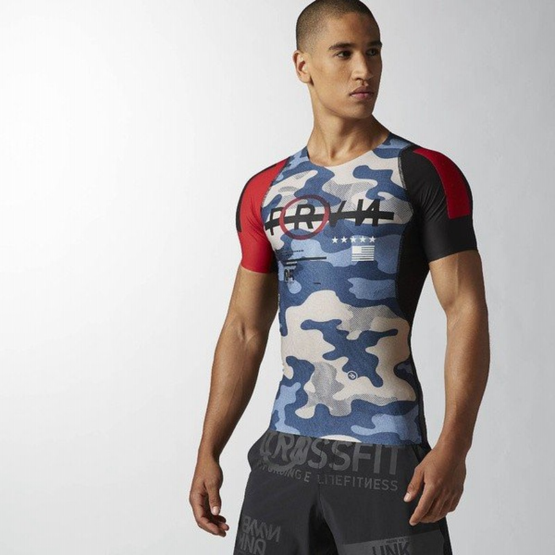 セール Reebok リーボック メンズスポーツウェア コンプレッション半袖 クロスフィット Mw カモフラcomp ショートスリーブtシャツ Br024 1111 メン 通販 Lineポイント最大0 5 Get Lineショッピング