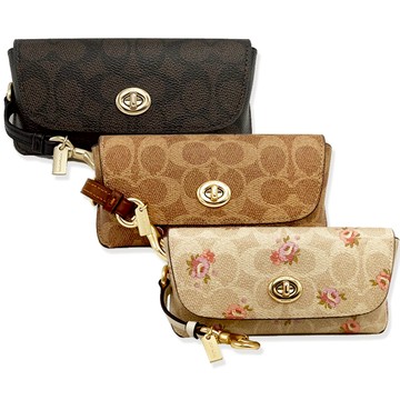 【COACH】經典LOGO眼鏡墨鏡太陽眼鏡收納盒(多色供選)