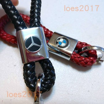 BENZ 賓士 鑰匙圈 保時捷 皮繩 保時捷 禮物 Porsche AMG c250 GLC C300 AUDI 奧迪