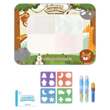 OhBabyLaugh 愛笑寶 水畫布 80 x 60cm  森林動物  1套