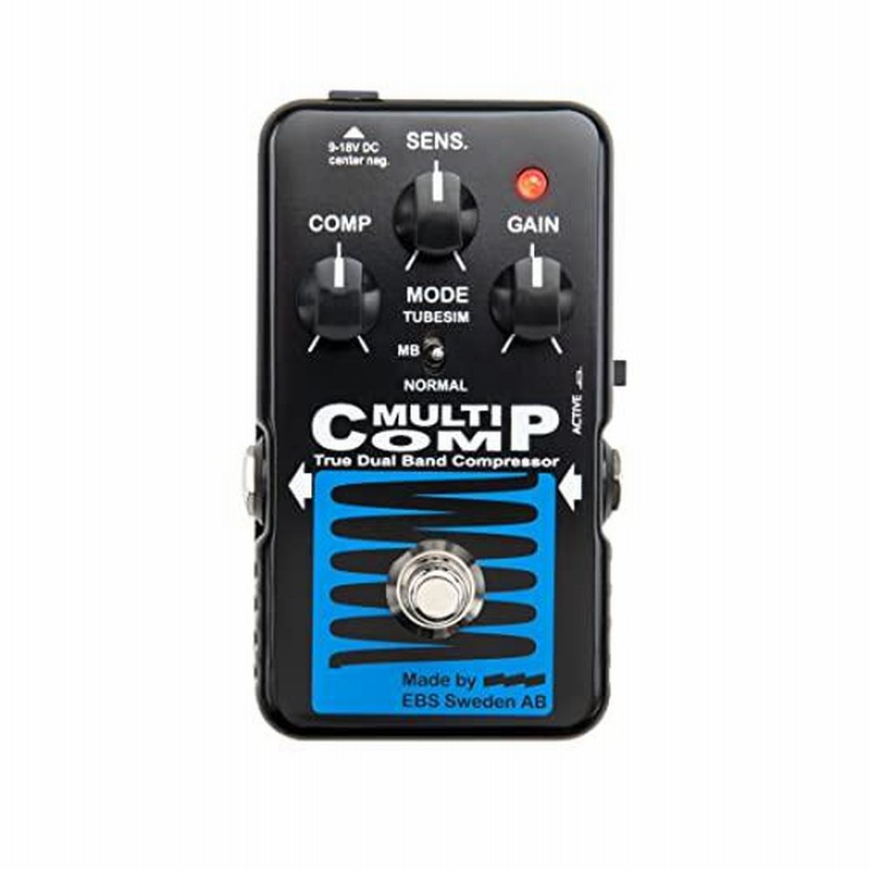 「高評価！」注目のレビュ EBS/ MultiComp BlueLabelマルチコンプ/18Vアダプタ付き ベース