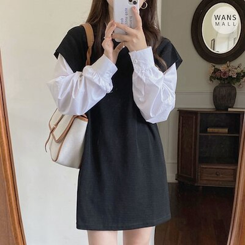 Op5780ツーピースミニワンピース 韓国ファッション 韓国コーデ パーティールック 通販 Lineポイント最大5 0 Get Lineショッピング