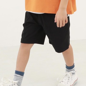 日本 devirock - 防污抗UV 舒適機能短褲-中線耐看款-黑