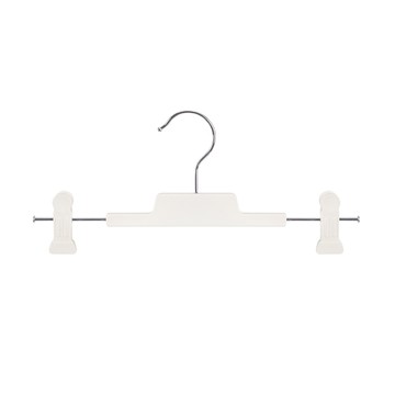 【日本霜山】多功能橡膠止滑褲架/裙架(附夾)-6入-多色可選-白