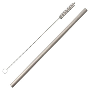 TEMPEST 純鈦吸管 平口 輕巧耐用環保 8 x 215mm  1支