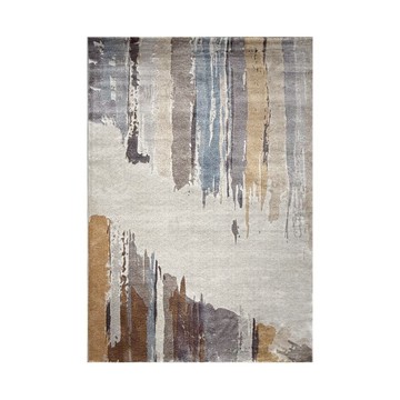 凱倫地毯-160x230cm (客廳地毯 大地毯 短毛地毯 吸音 抗汙 防潑水 油彩感 藝術風) 無