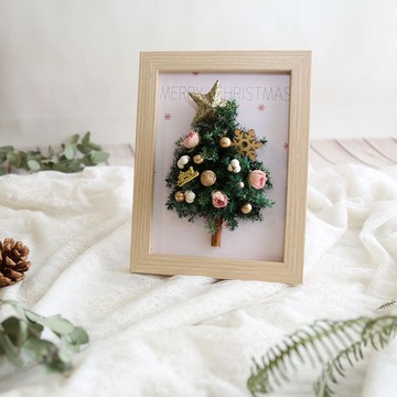 D06乾燥花相框DIY/手作材料包/DIY材料包/花藝DIY/花藝相框