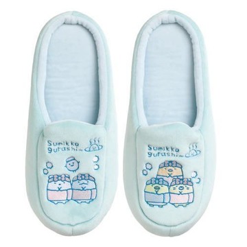【震撼精品百貨】角落生物 Sumikko Gurashi~SAN-X~角落生物刺繡室內拖鞋 M -洗澡趣*80747