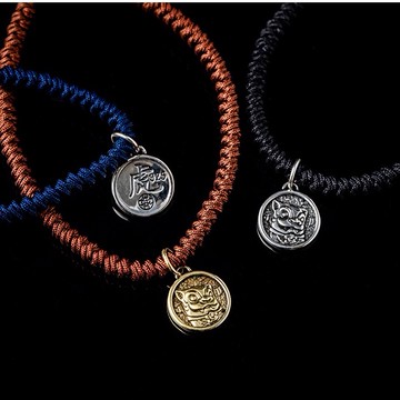 【JK銀飾】虎爺護佑／925純銀【手鍊】