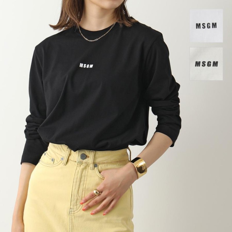 MSGM エムエスジーエム 長袖 Tシャツ 2000MDM501 3341MDM501