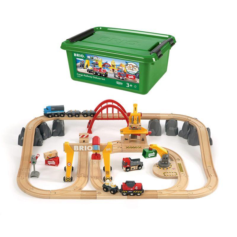 BRIO ブリオ WORLD カーゴレールデラックスセット 全54ピース