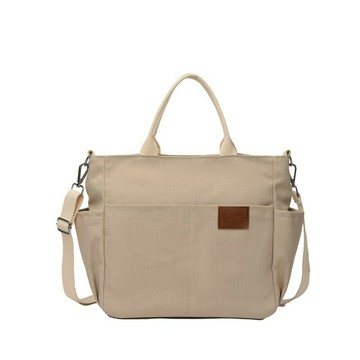 【巴黎精品】現貨+預購 單肩包帆布手提包-復古百搭休閒多口袋女包包4色a1az36