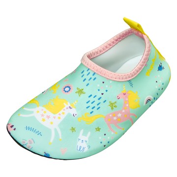 Playshoes 抗UV水陸兩用沙灘懶人童鞋  26~27  獨角獸 綠色