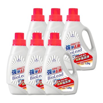 《台塑生醫》BioLead超濃縮強淨去漬洗衣精1.2kg(6瓶入)  ｜摩羯座｜生日禮物｜跨年｜新年禮物｜禮物｜洗衣｜大掃除