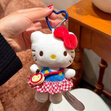 潮流配件✨吊掛公仔 絨毛娃娃吊飾 包包掛飾 可愛掛件 閨蜜禮物 生日禮物 廚師HelloKitty包包掛件毛絨公仔玩偶禮