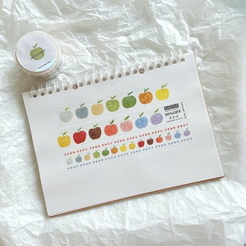 apple shop 和紙膠帶 10米卷