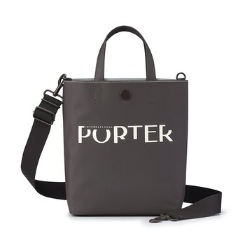 【PORTER INTERNATIONAL】復古新穎 GAP系列 手提包(咖啡色)