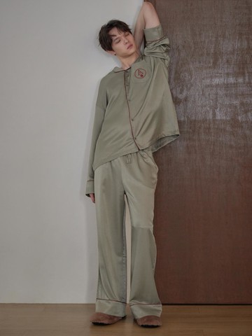 CLASSIC PAJAMA SET [ash GREEN]