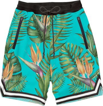 MC2 Saint Barth Tropical Print Swim Shorts Surf Style