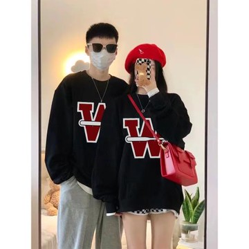 oversize衛衣女秋冬薄款2025新款美式潮牌ins情侶裝寬松套頭上衣