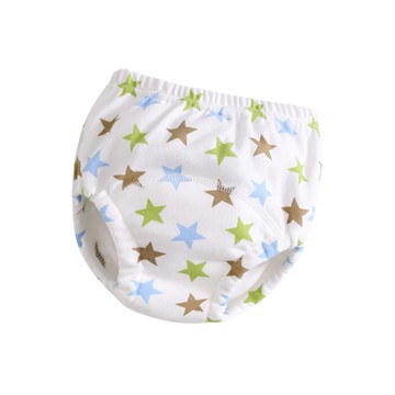 JoyNa - 學習褲 嬰兒尿布褲 鬆緊隔尿褲-3件入-五星+隨機2入