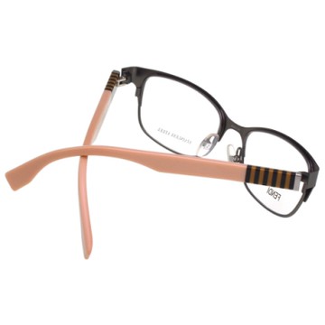 FENDI 經典款 光學眼鏡(槍色)FF0033