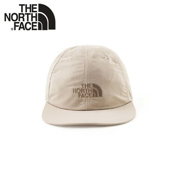 【The North Face 美國 快乾棒球帽《灰褐》】8CQ1/透氣/戶外帽/運動帽/防曬/日常穿搭/登山/跑步