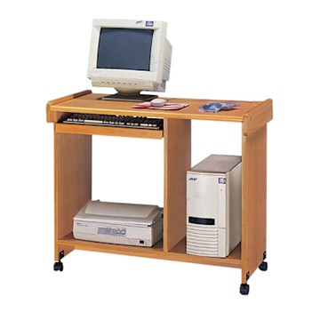 文創集 凱特3.2尺鍵盤活動式書桌(底部滑輪設置)-97x48x75cm免組