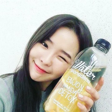 大容量耐熱玻璃水杯PongDang韓版玻璃杯花果茶杯便攜女學生水杯子